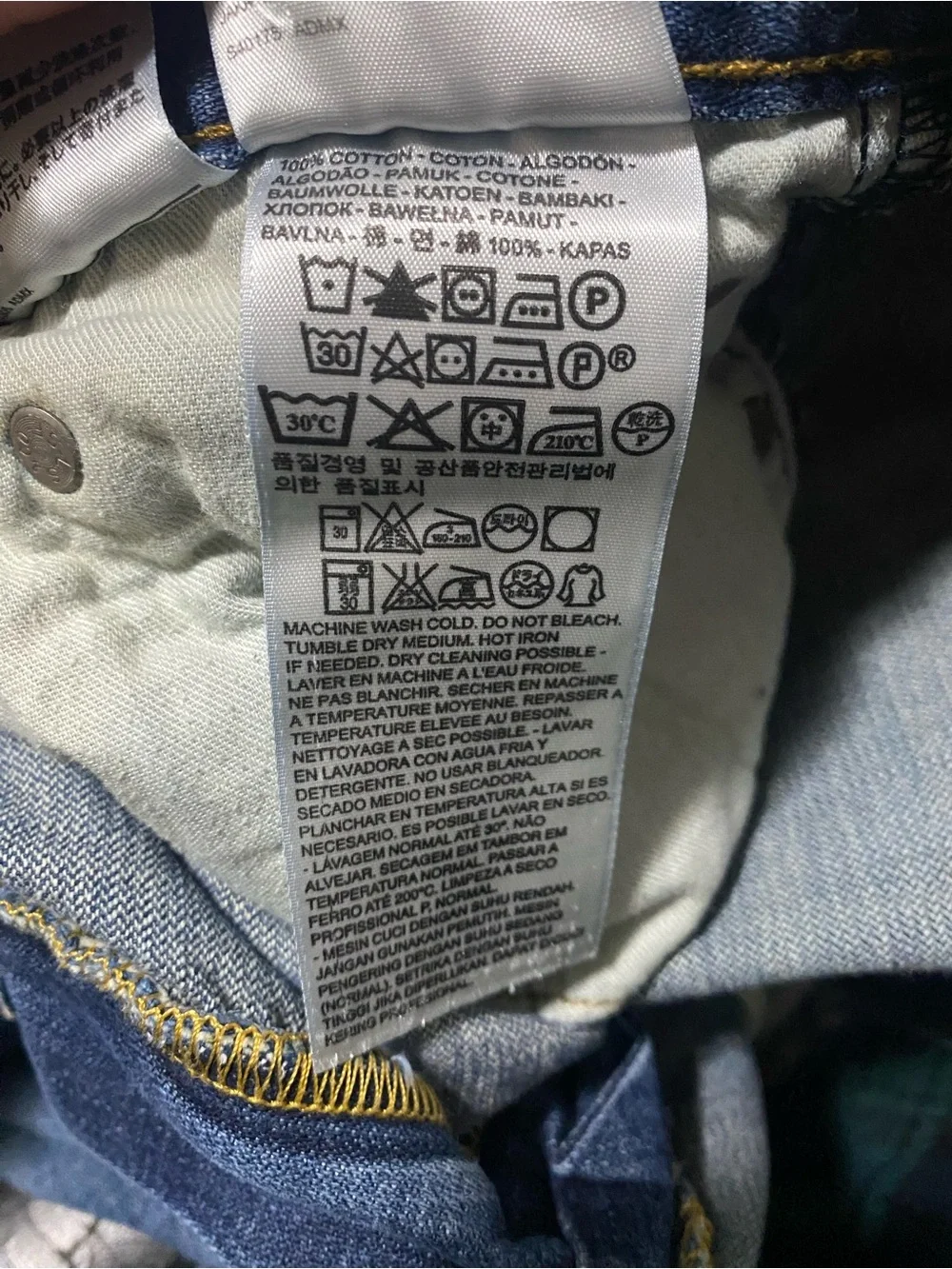 Levi's Men's Classic Indigo Straight-Leg Jeans 32x30